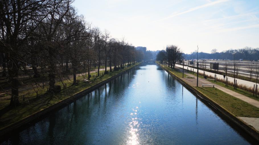 Le canal de la Deûle, à Lille
