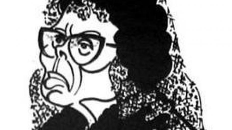 Une caricature de Marie Besnard