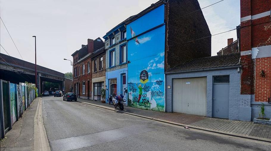 L'ancienne maison de Marc Dutroux, à Marcinelle