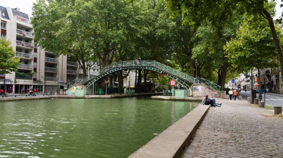 Le canal Saint-Martin (Paris)