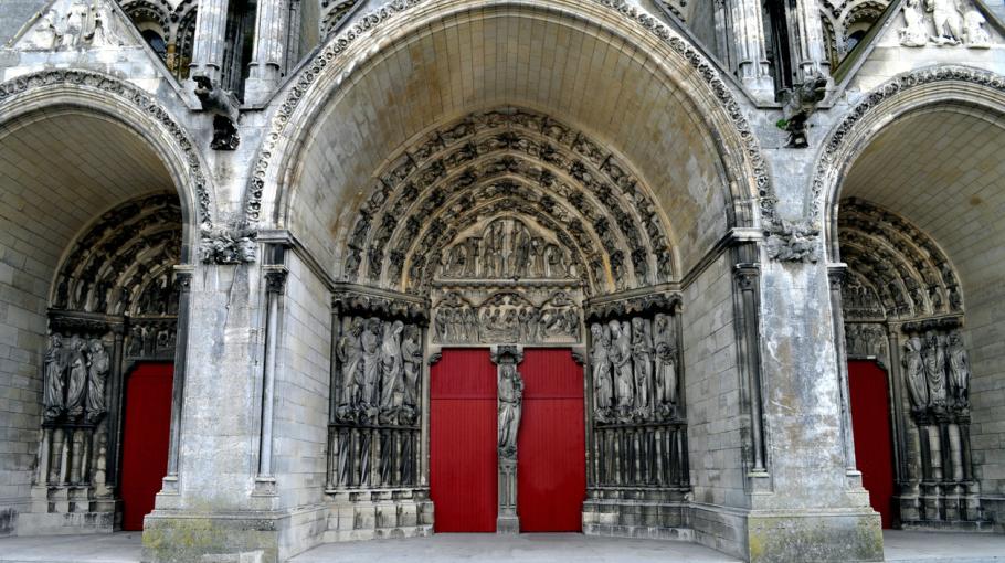 Les portes de la cathédrale de Laon