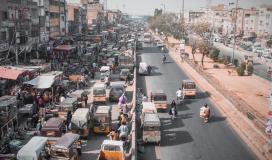 Une rue au Pakistan