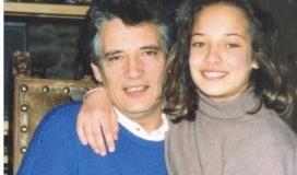 Jonathan Oliver et sa fille Cécile âgée de 12 ans