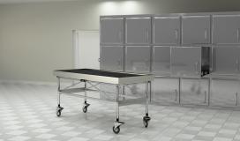 Une chambre d'autopsie